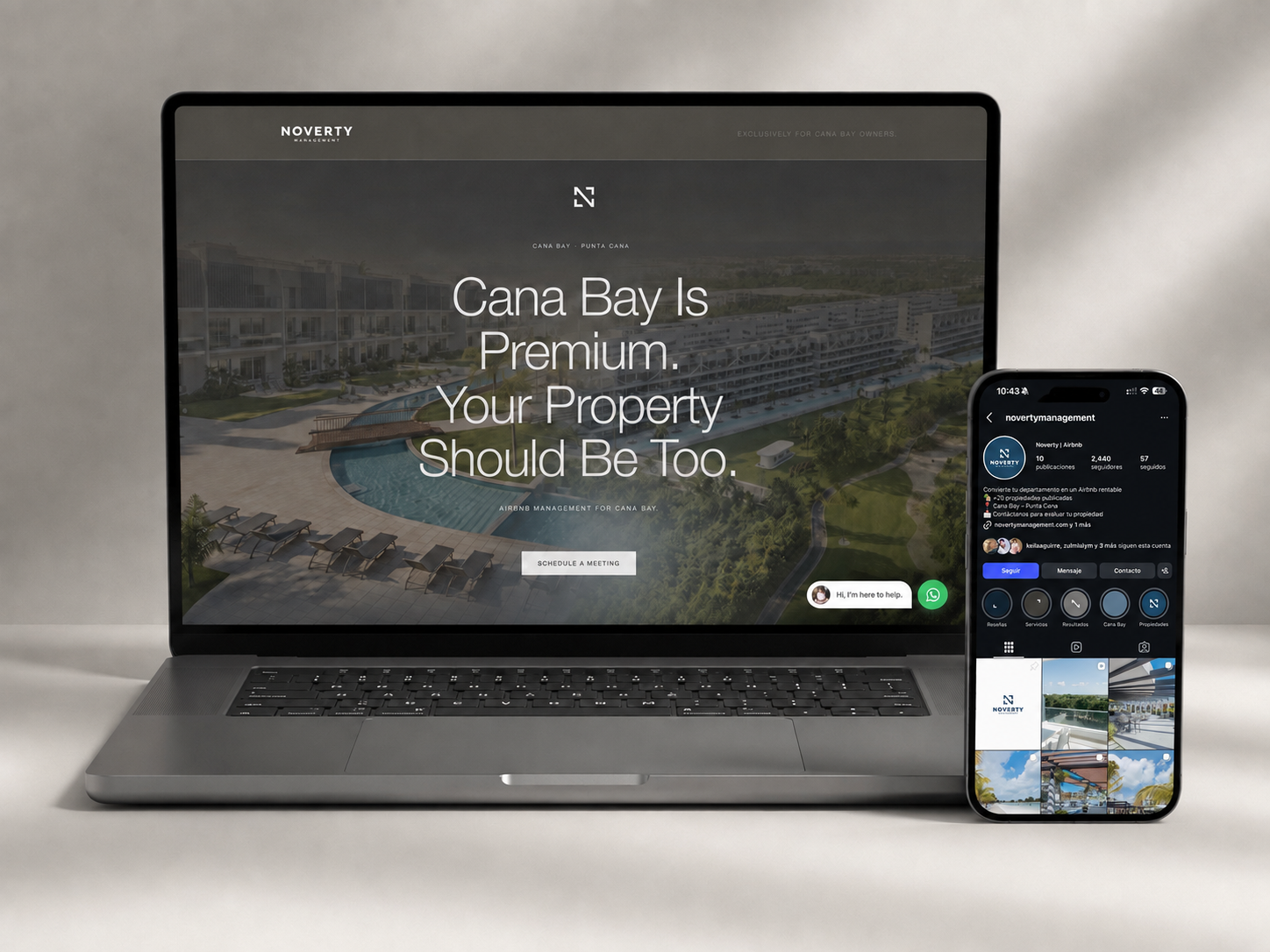 NOVAERTY PROPERTIES — vista previa del proyecto